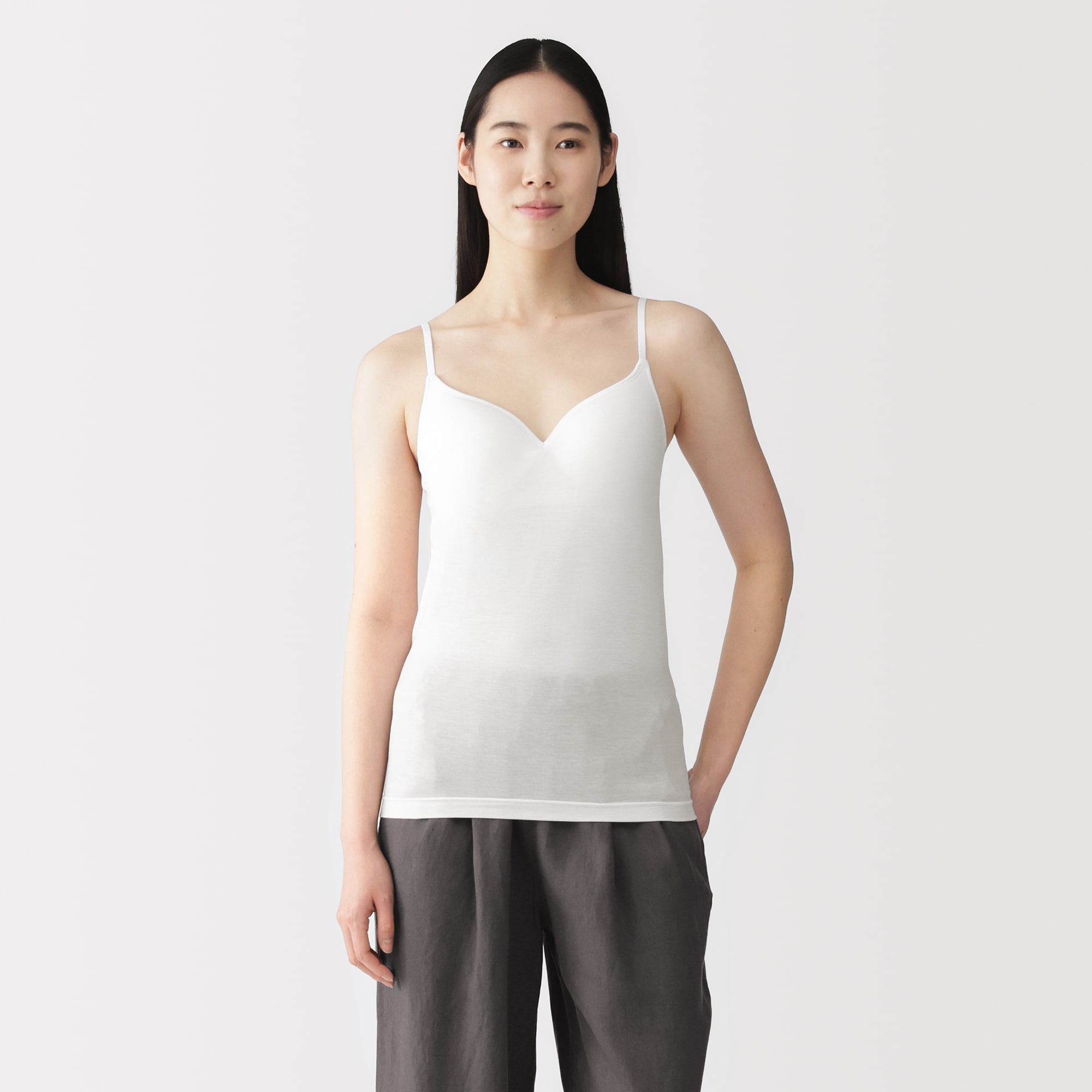 婦人　なめらかブラキャミソール