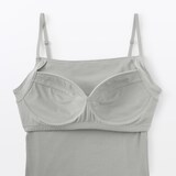 婦人　なめらかリブブラキャミソール