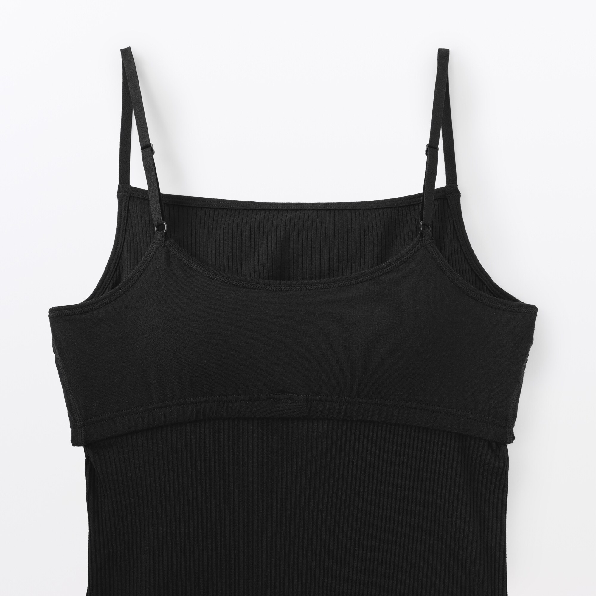 婦人　なめらかリブブラキャミソール