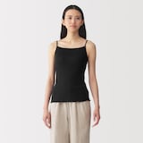 婦人　なめらかリブブラキャミソール