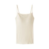 婦人　なめらかリブブラキャミソール