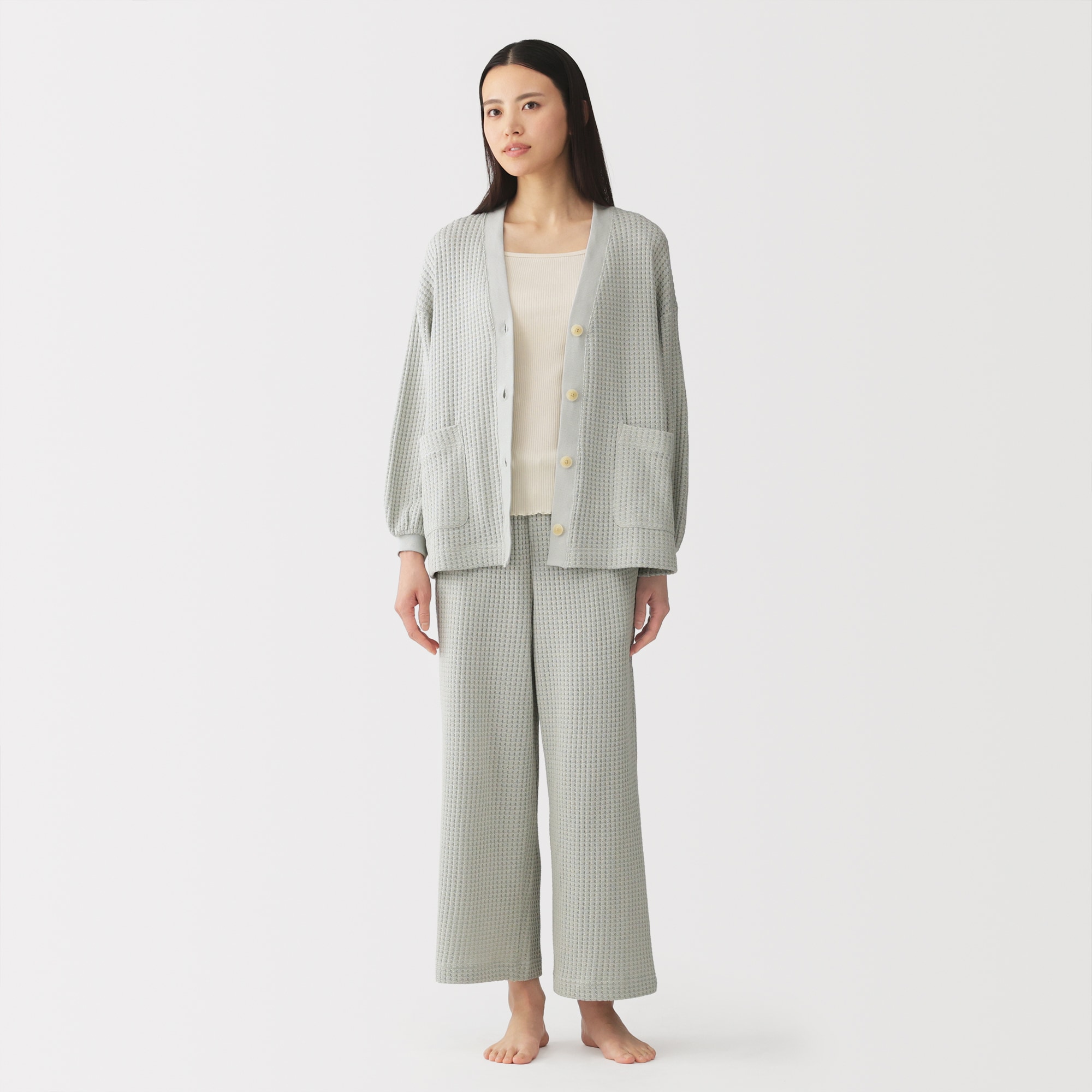 婦人　なめらかリブブラキャミソール