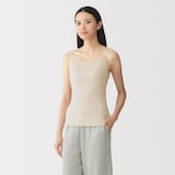 婦人　なめらかリブブラキャミソール