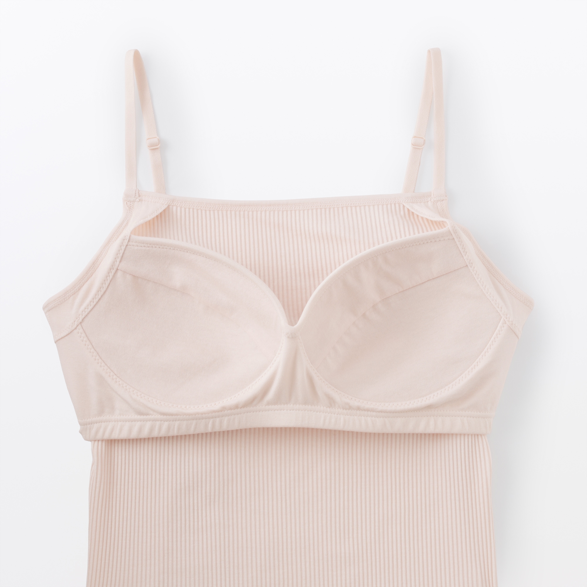 婦人　なめらかリブブラキャミソール