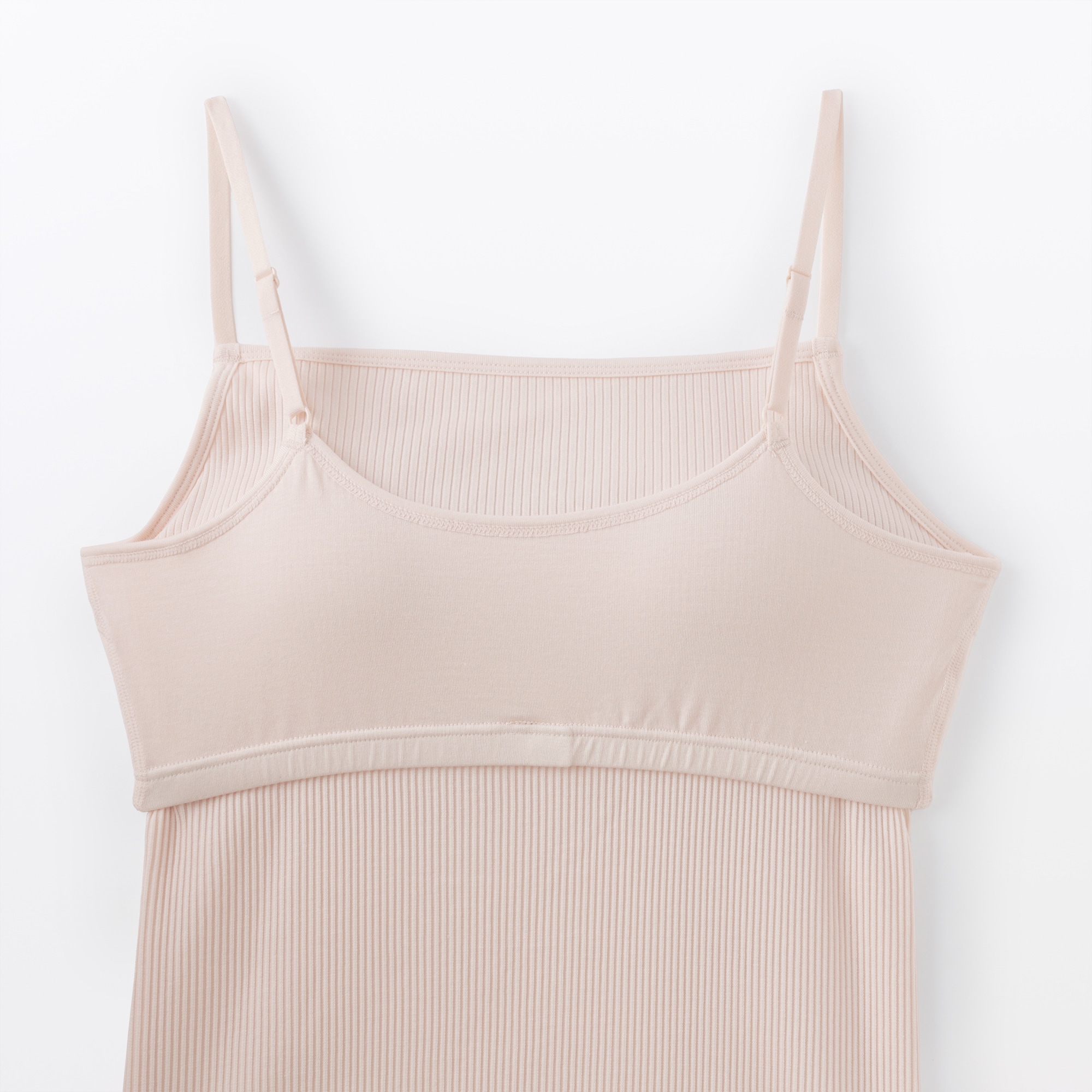 婦人　なめらかリブブラキャミソール