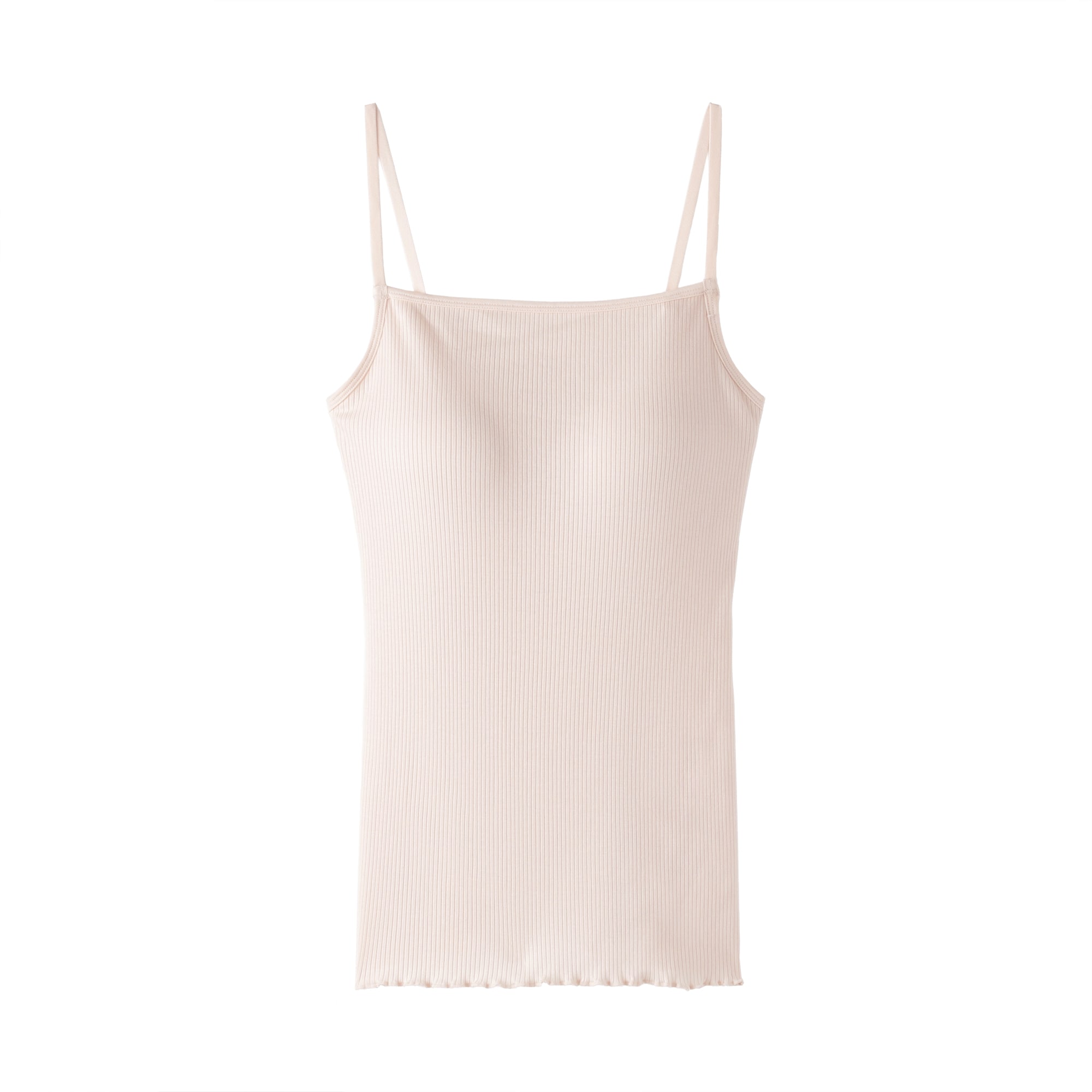 婦人　なめらかリブブラキャミソール