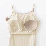 婦人　なめらかパイルブラキャミソール