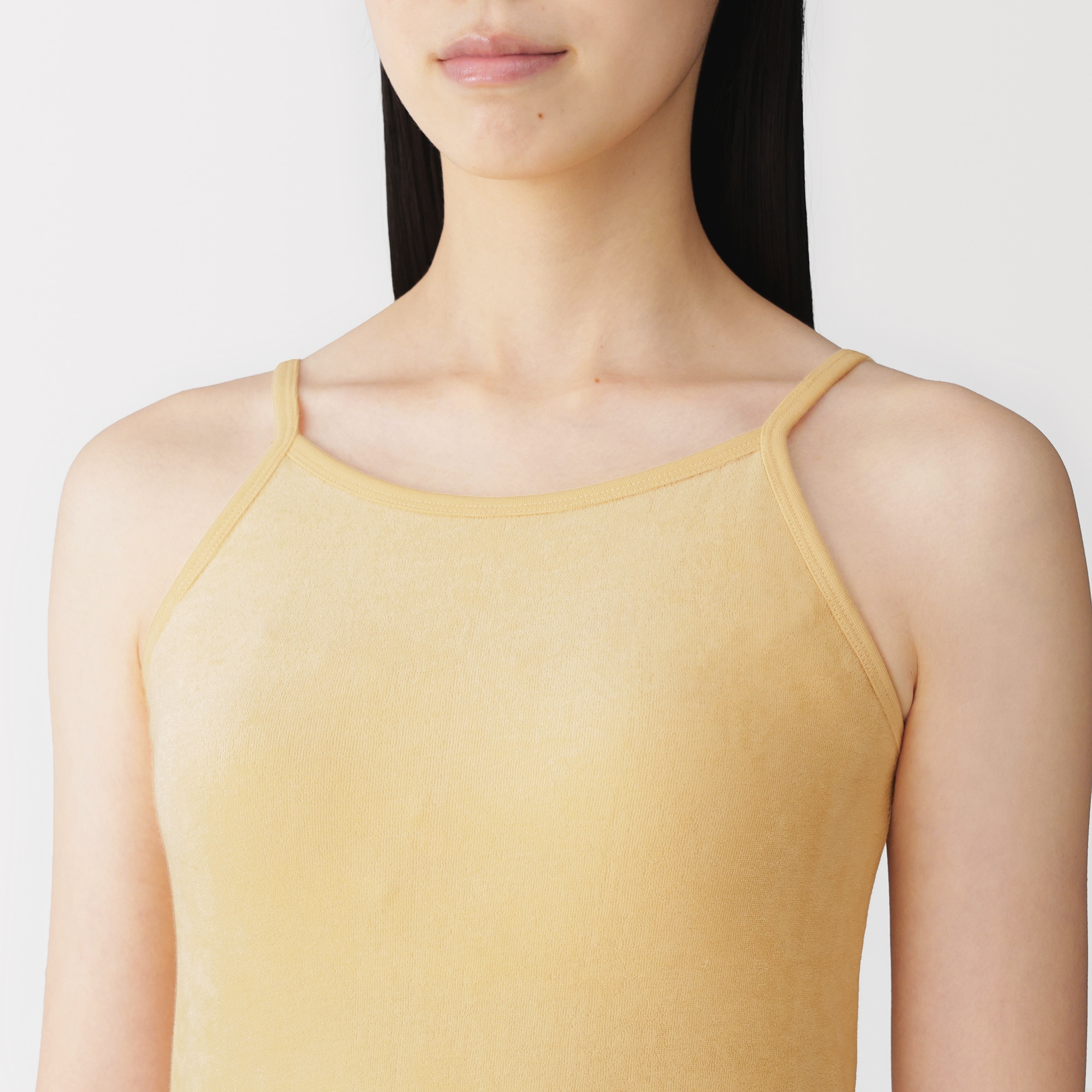 婦人　なめらかパイルブラキャミソール