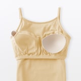 婦人　なめらかパイルブラキャミソール