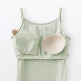 婦人　なめらかパイルブラキャミソール