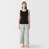 婦人　コットンストレッチリブブラタンクトップ