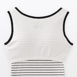 婦人　コットンストレッチリブブラタンクトップ