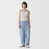 婦人　コットンストレッチリブブラタンクトップ