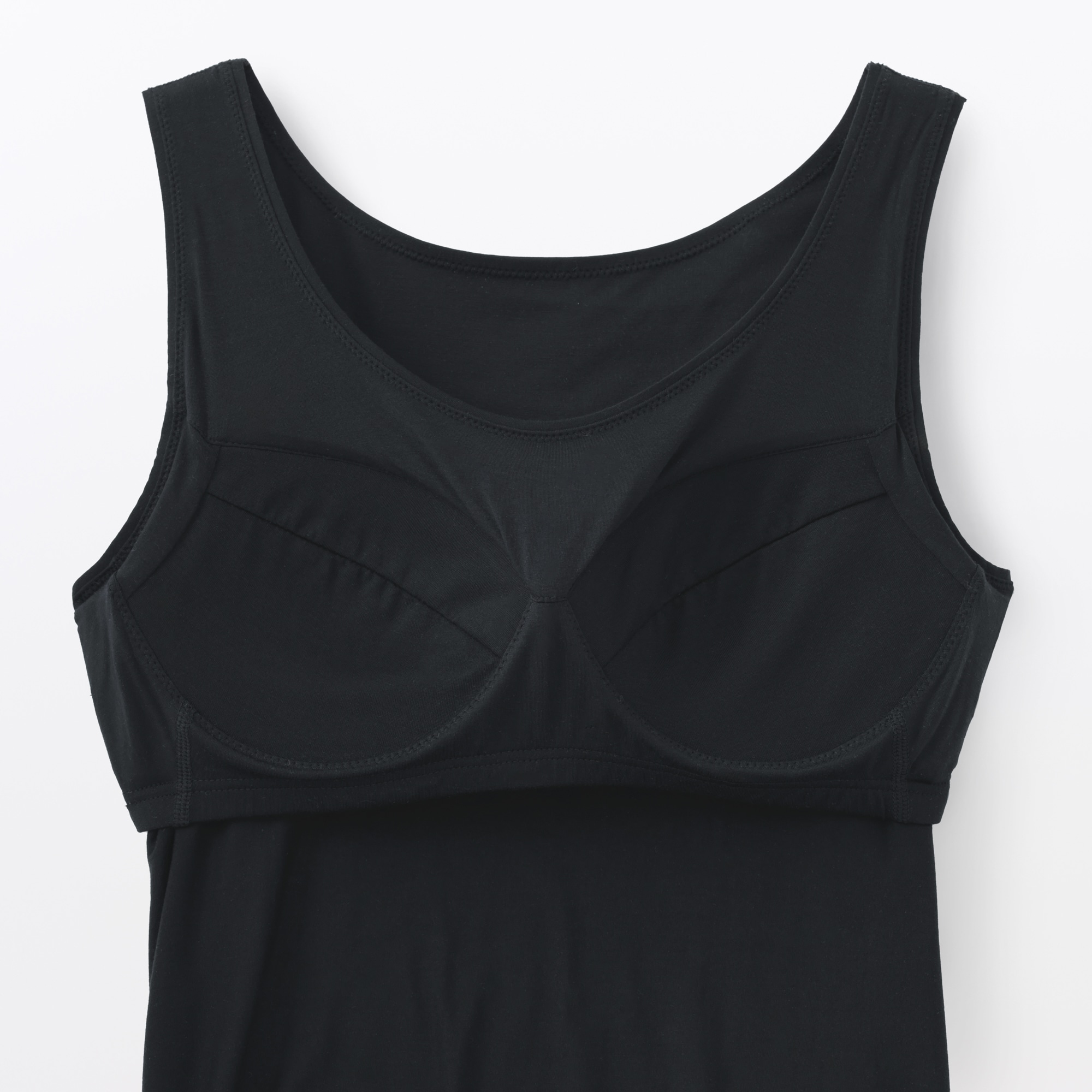 婦人　なめらかブラタンクトップ