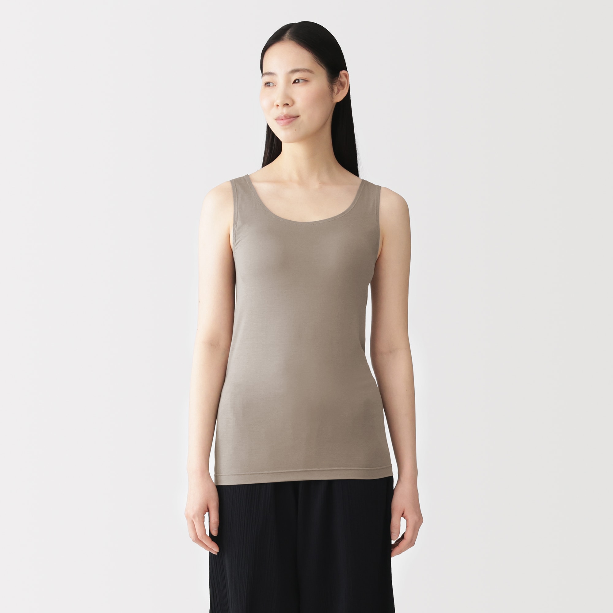 婦人　なめらかブラタンクトップ