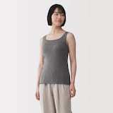 婦人　なめらかリブブラタンクトップ