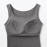 婦人　なめらかリブブラタンクトップ