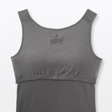 婦人　なめらかリブブラタンクトップ