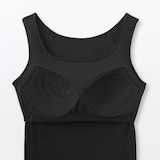 婦人　なめらかリブブラタンクトップ