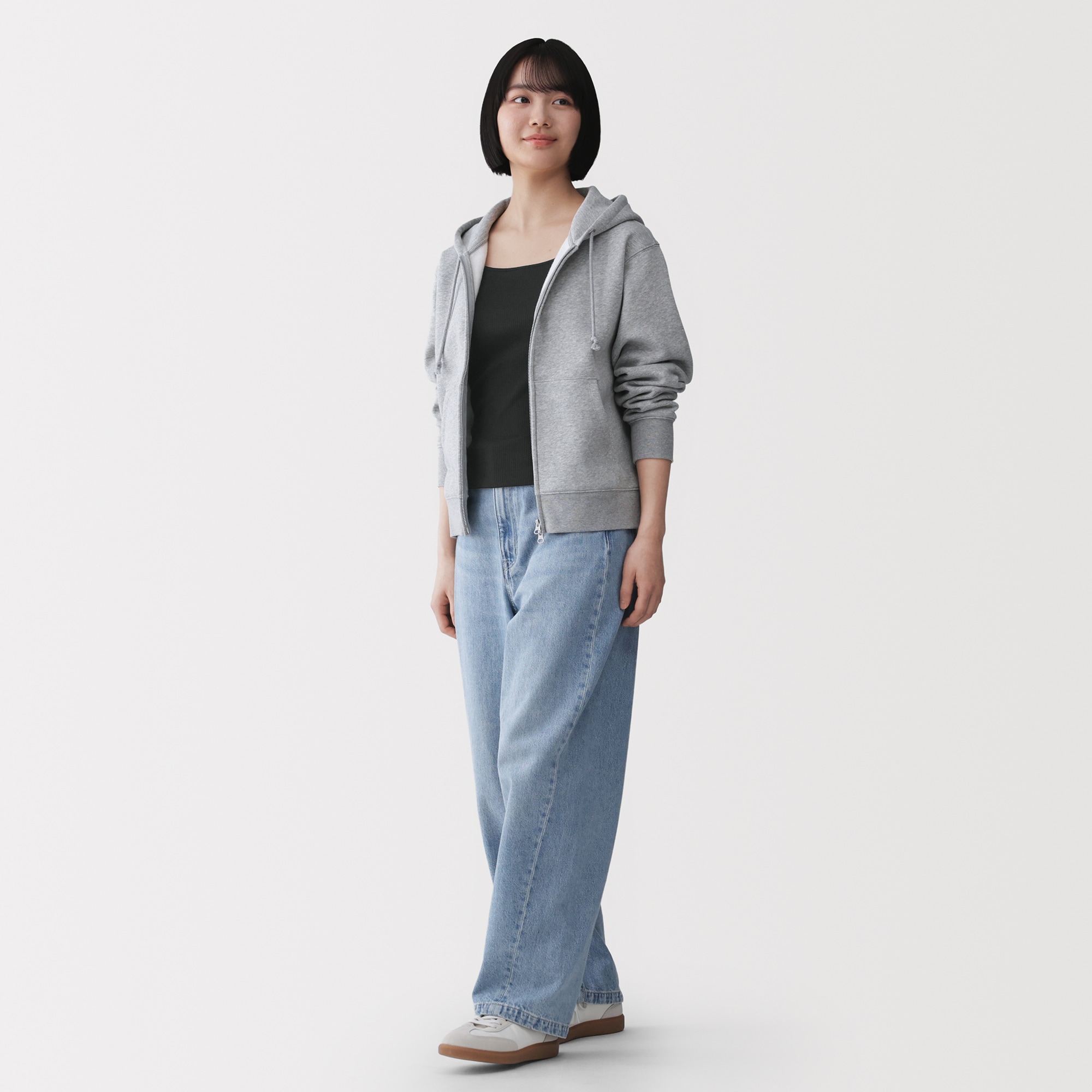 婦人　なめらかリブブラタンクトップ