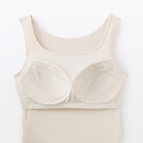 婦人　なめらかリブブラタンクトップ