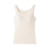 婦人　なめらかリブブラタンクトップ