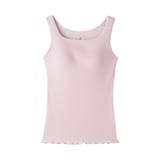 婦人　なめらかリブブラタンクトップ