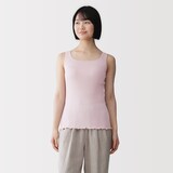 婦人　なめらかリブブラタンクトップ