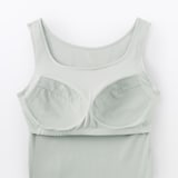 婦人　なめらかリブブラタンクトップ