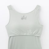 婦人　なめらかリブブラタンクトップ