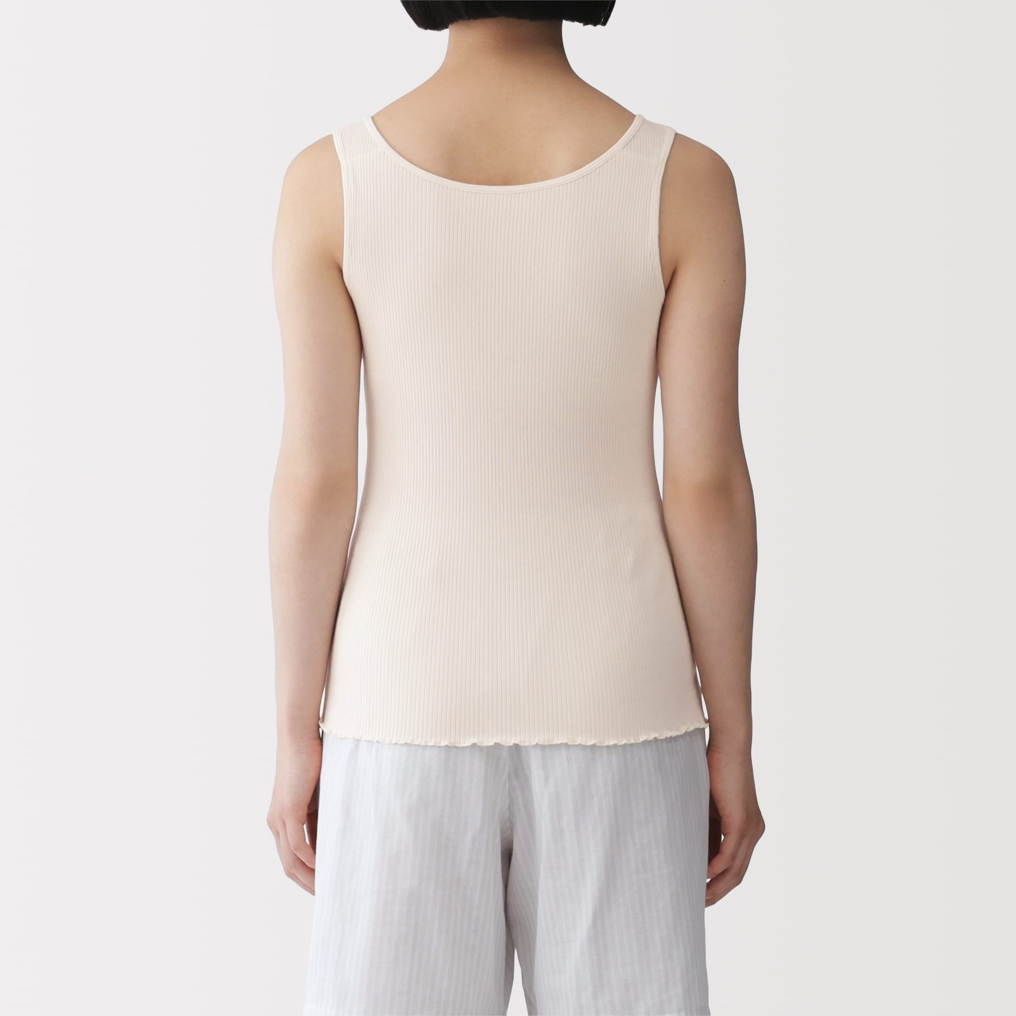 婦人 なめらかリブブラタンクトップ | 無印良品