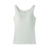 婦人　なめらかリブブラタンクトップ