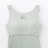 婦人　なめらかリブブラタンクトップ