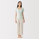 婦人　なめらかリブブラ半袖Ｔシャツ