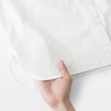 婦人　洗いざらし　ブロードレギュラーカラー長袖シャツ