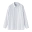 婦人　洗いざらし　ブロードレギュラーカラー長袖シャツ