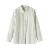 婦人　洗いざらし　ブロードレギュラーカラー長袖シャツ