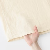 婦人　カポック混　二重ガーゼ　長袖ワンピース