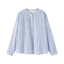 婦人　カポック混　二重ガーゼ　長袖ブラウス