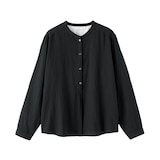 婦人　カポック混　二重ガーゼ　長袖ブラウス