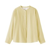 婦人　カポック混　二重ガーゼ　長袖ブラウス