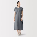 婦人　ヘンプコットン　半袖ワンピース