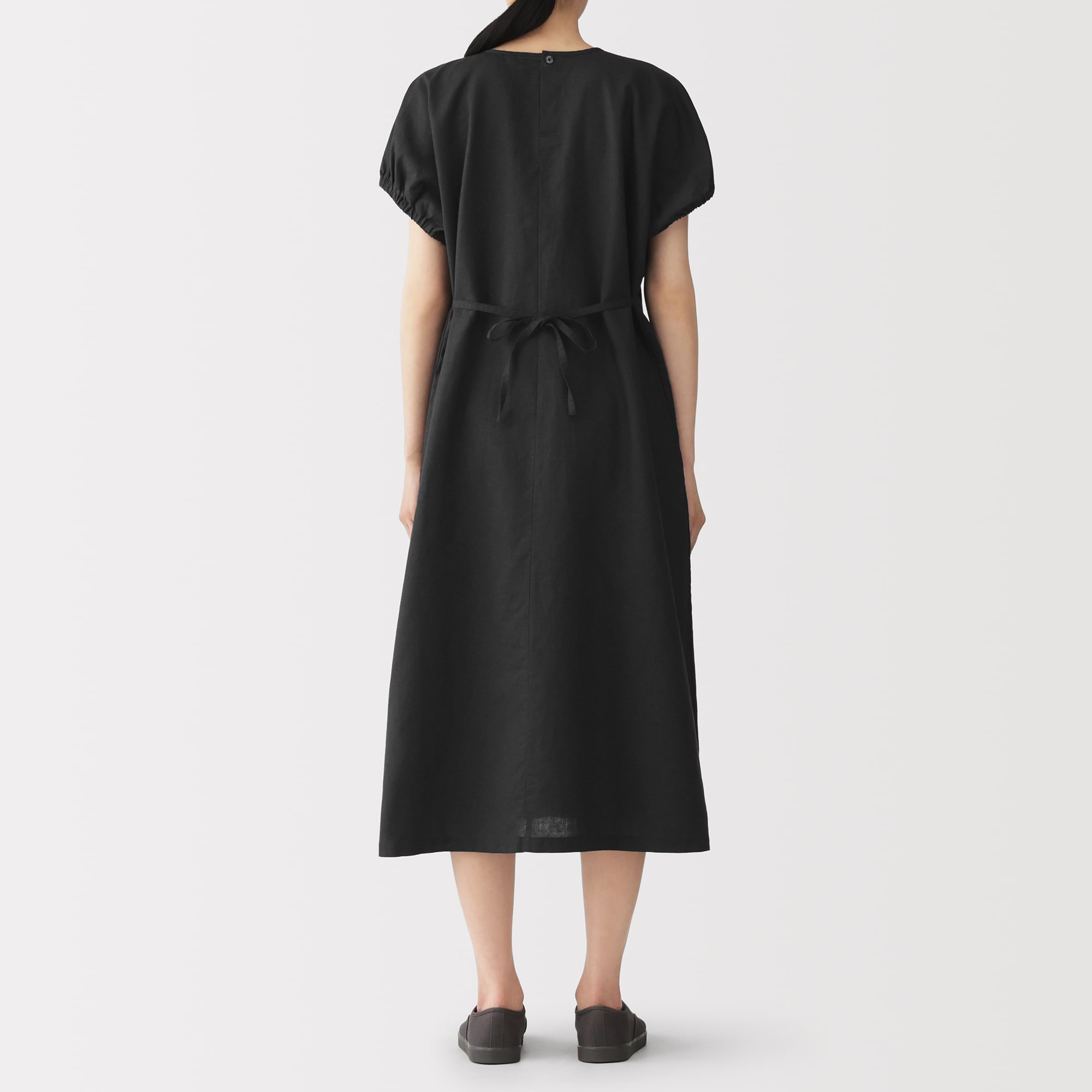 婦人　ヘンプコットン　半袖ワンピース