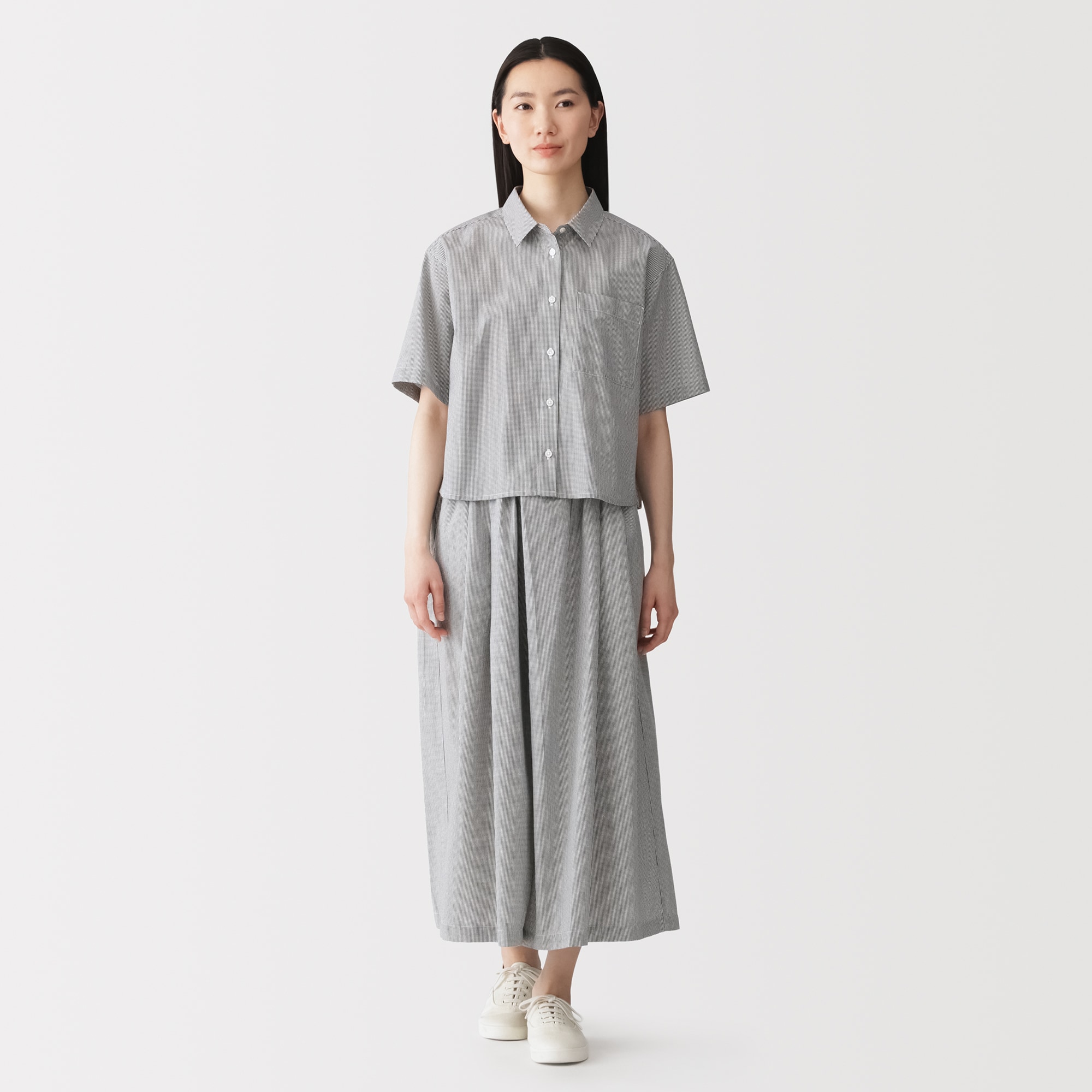 婦人　涼感　半袖シャツ