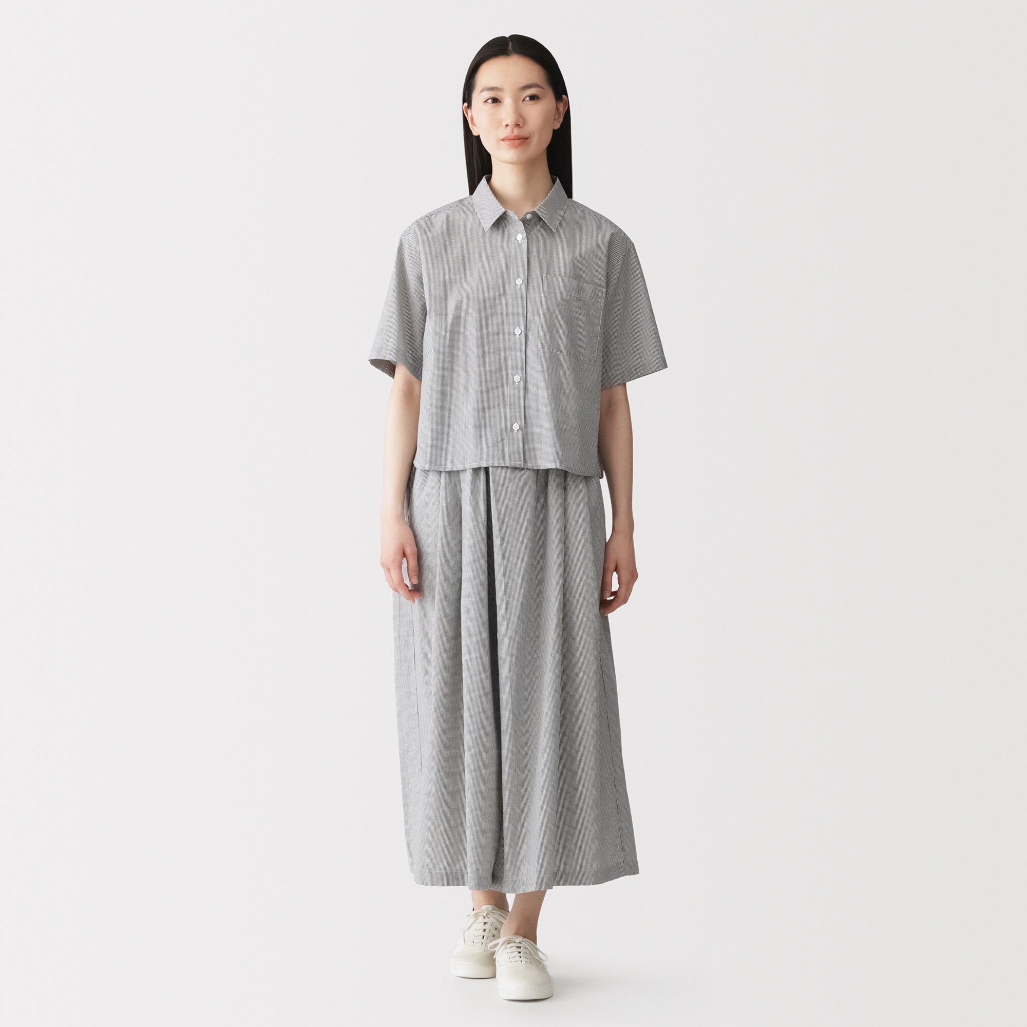 婦人　涼感　半袖シャツ