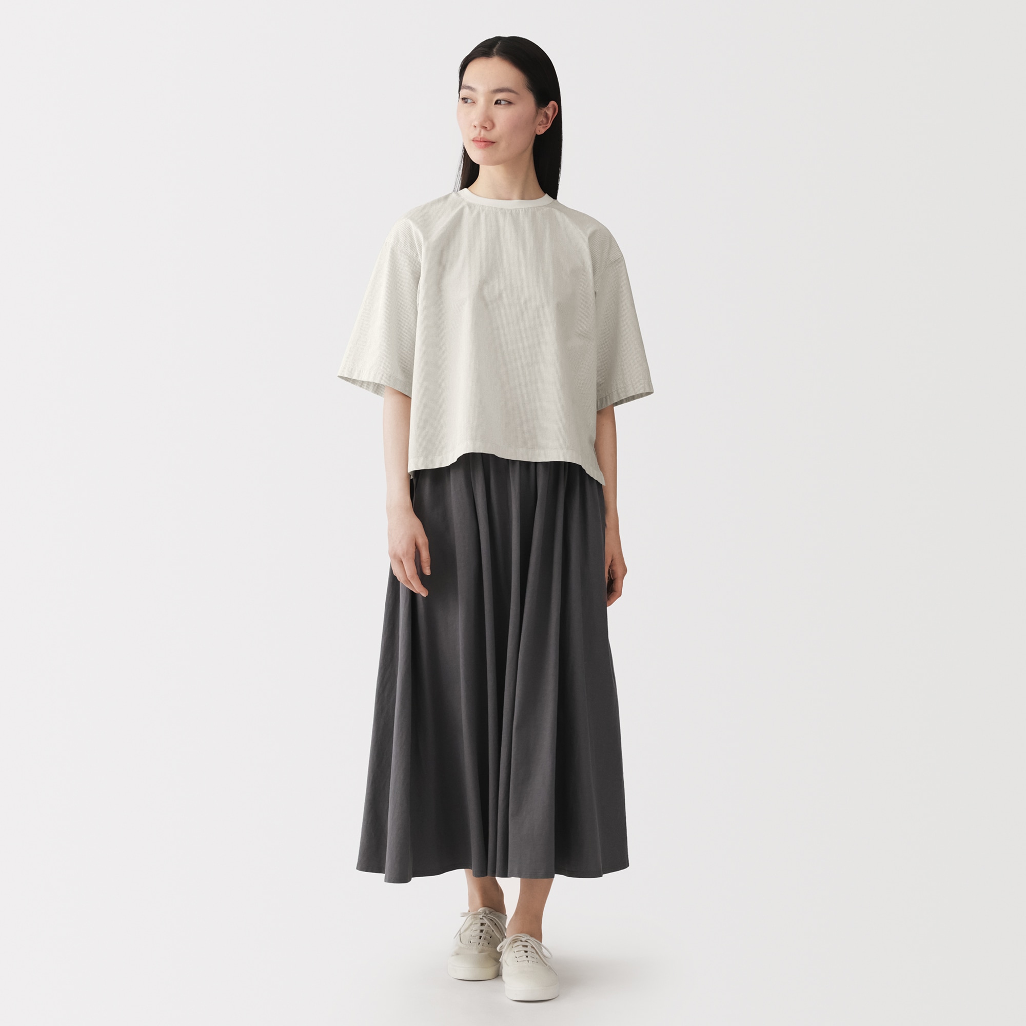 婦人　涼感　ブラウスＴシャツ