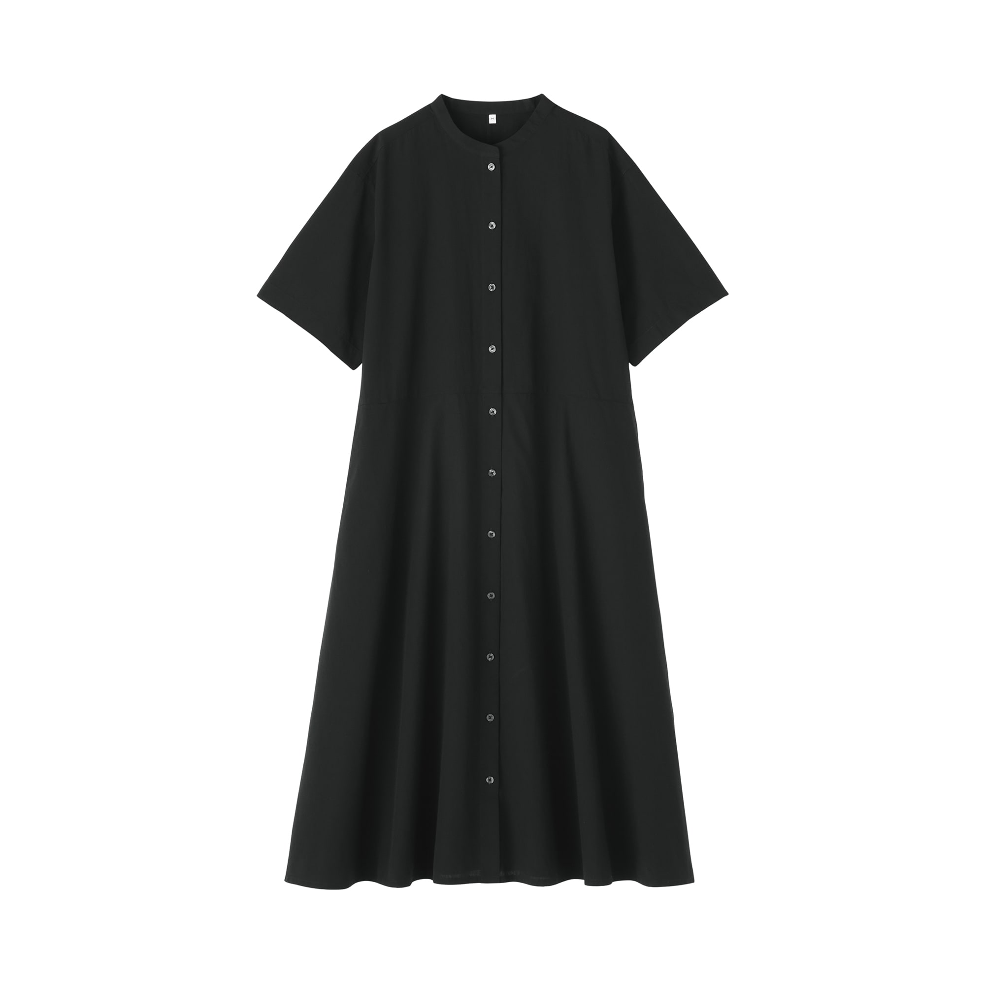 婦人　涼感　半袖シャツワンピース