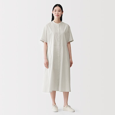 【４月上旬発売予定】婦人　涼感　半袖シャツワンピース