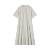 婦人　涼感　半袖シャツワンピース