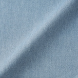 婦人　カポック混　ライトデニム　長袖ワンピース